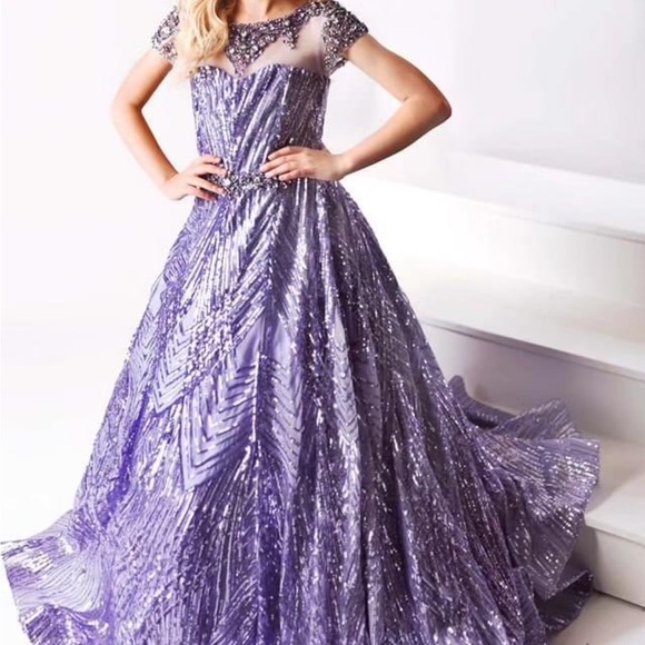 Ava Presley girls size 12 pageant gown - Picture 1 of 3